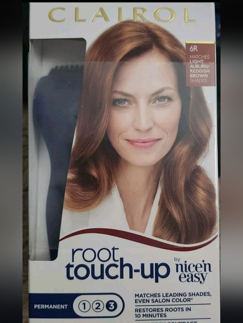 2 Pack Clairol Nice And Easy Root Touch Up Hair Color Light Auburn Reddish Brown